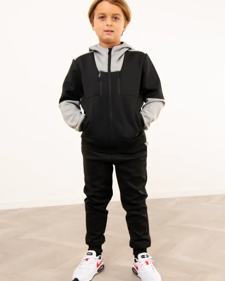 Bas de jogg bicolore