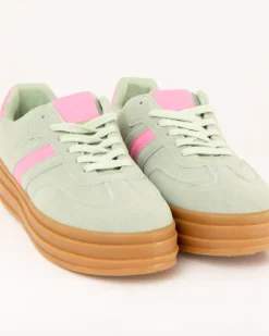 Baskets bicolores
