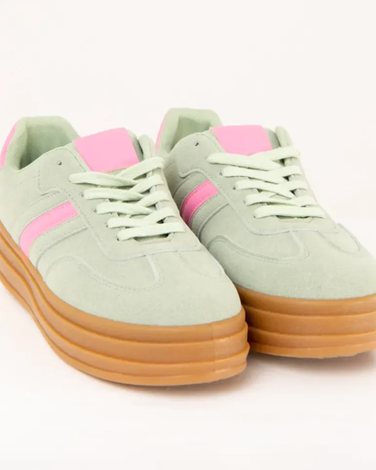 Baskets bicolores