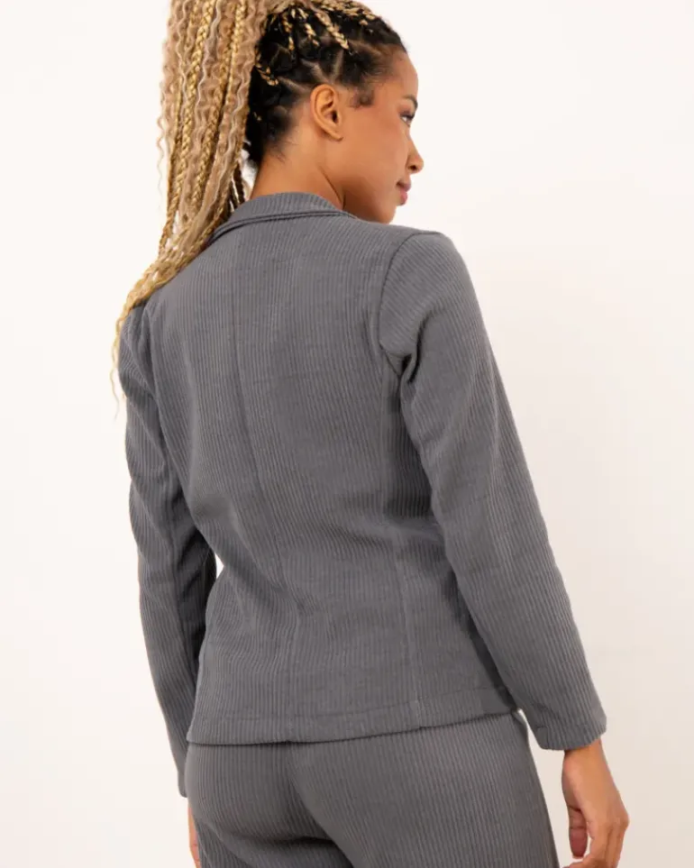 Blazer velours côtelé