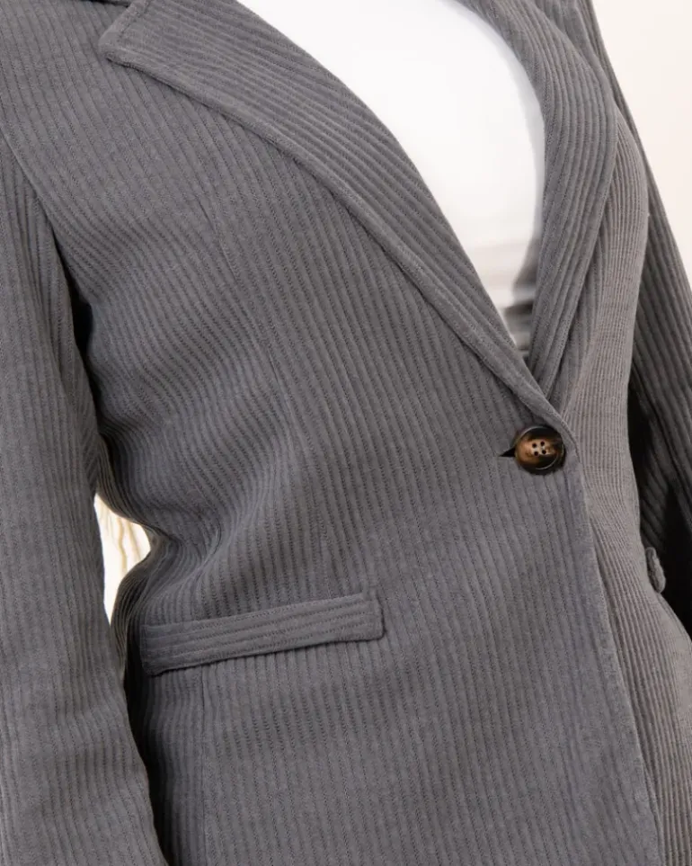 Blazer velours côtelé