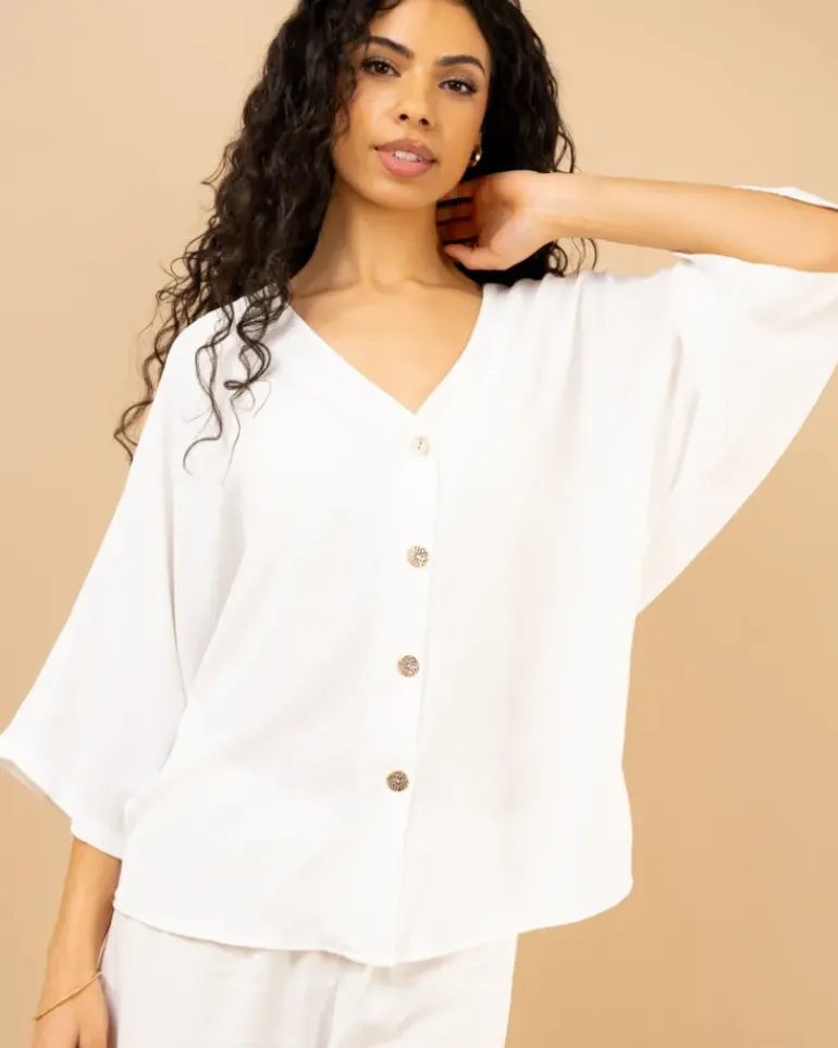 Blouse boutons