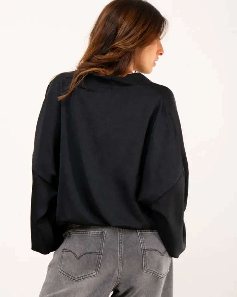 Blouse effet froissé