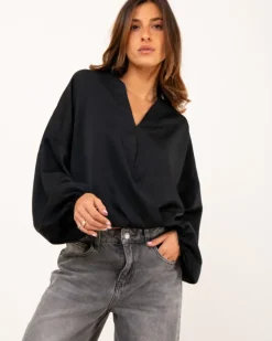 Blouse effet froissé
