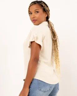 Blouse manches volant