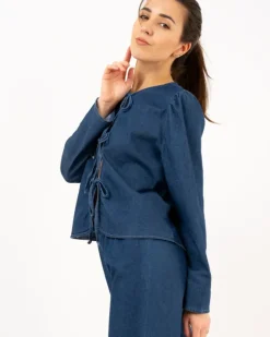 Blouse noeuds brut