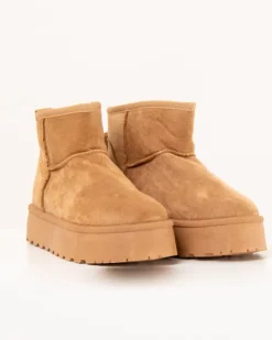 Boots plateforme fourrées