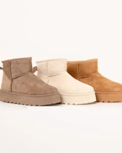 Boots plateforme fourrées