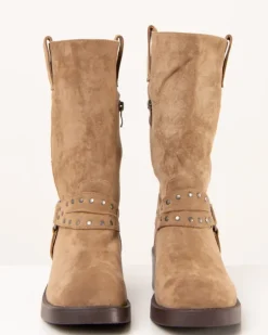 Bottes suedine boucle