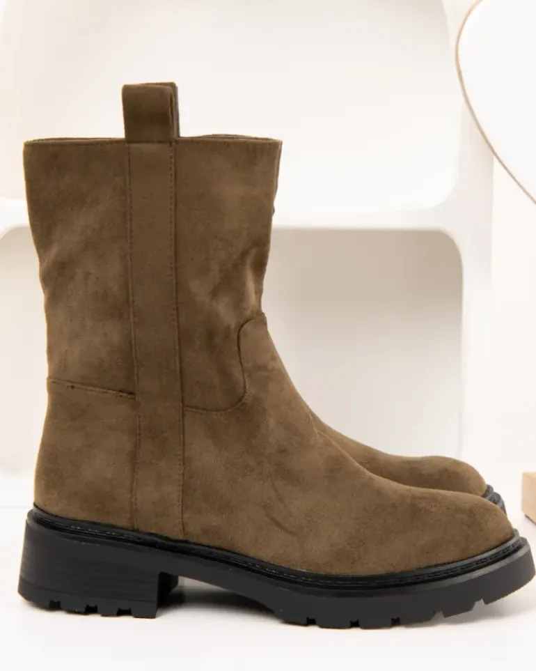Bottines suedine