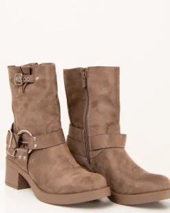 Bottines suedine