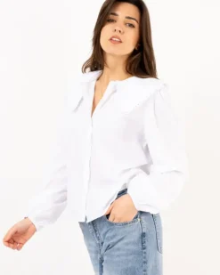 Chemise col claudine