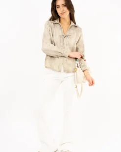 Chemise col noeud