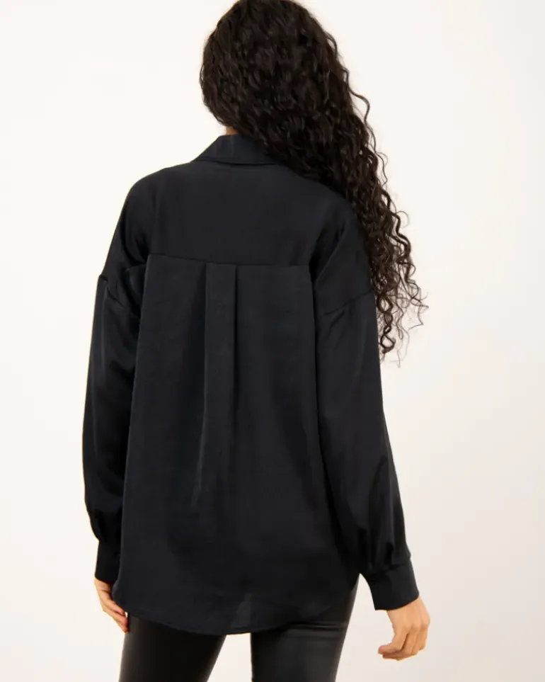 Chemise effet froissé