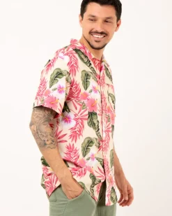Chemise fleurs