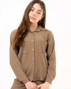 Chemise gaufre