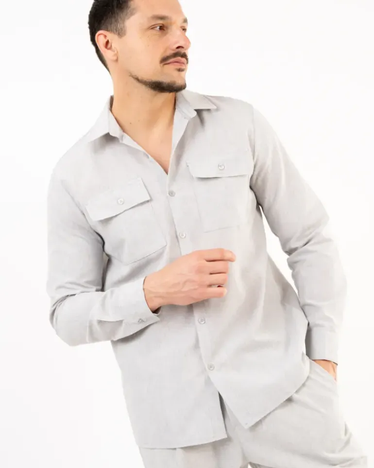 Chemise style lin