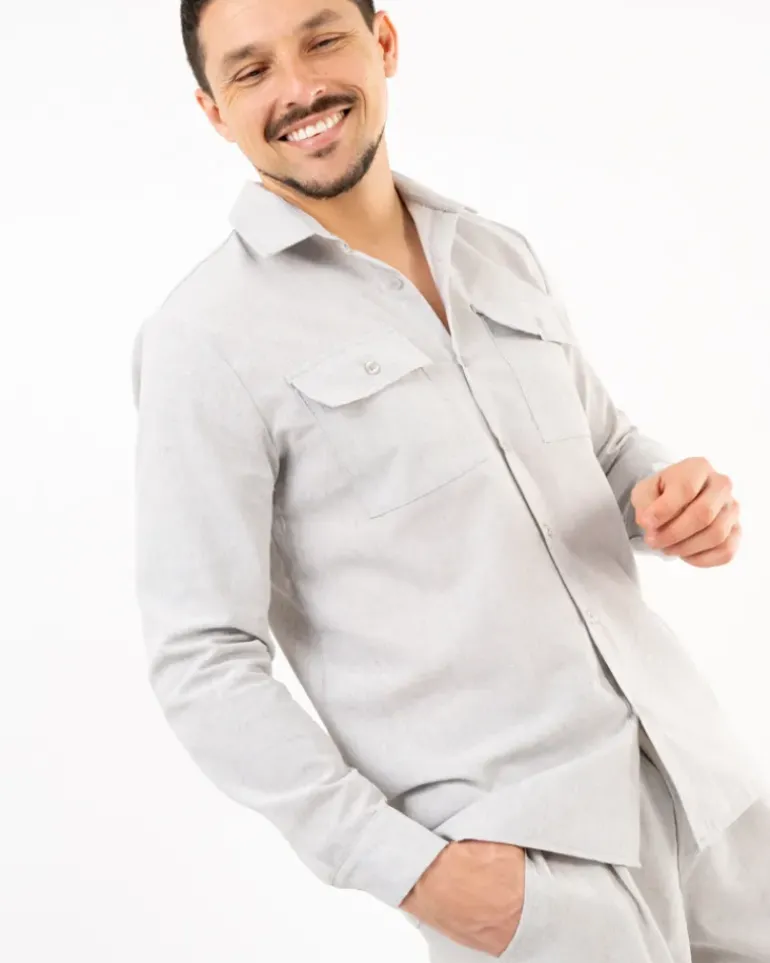 Chemise style lin