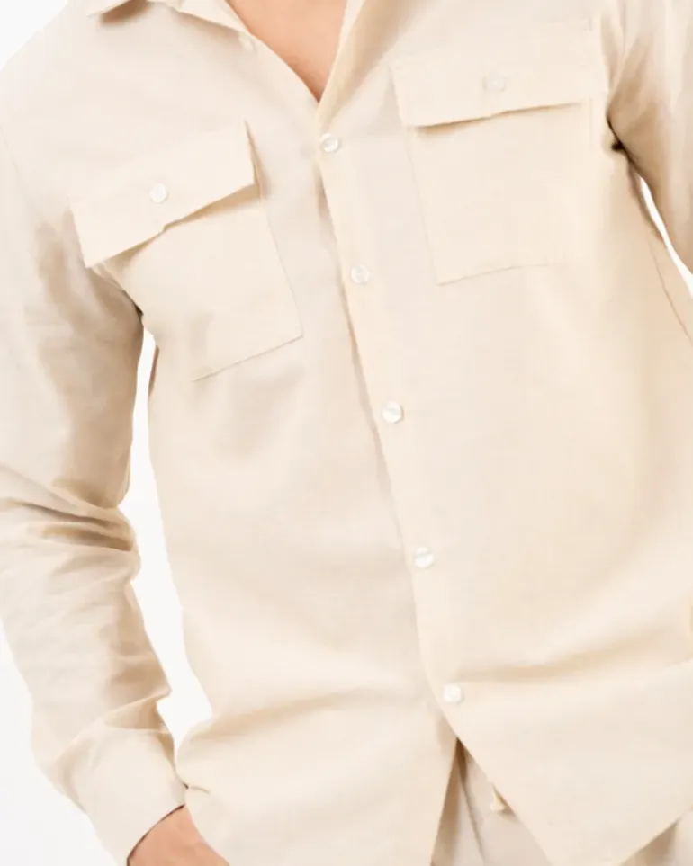 Chemise style lin