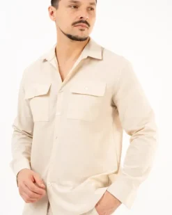Chemise style lin