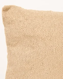 Coussin beige foncé