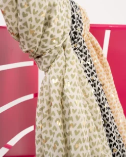 Foulard coeur