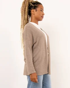 Gilet chenille lurex