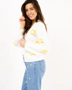 Gilet fleurs