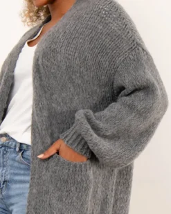 Gilet long poches