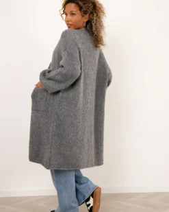 Gilet long poches