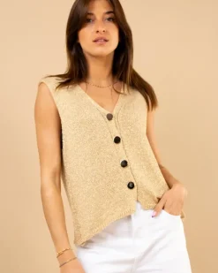 Gilet lurex