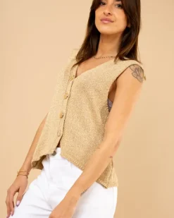 Gilet lurex