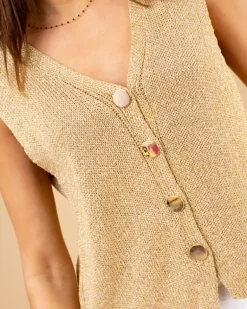 Gilet lurex
