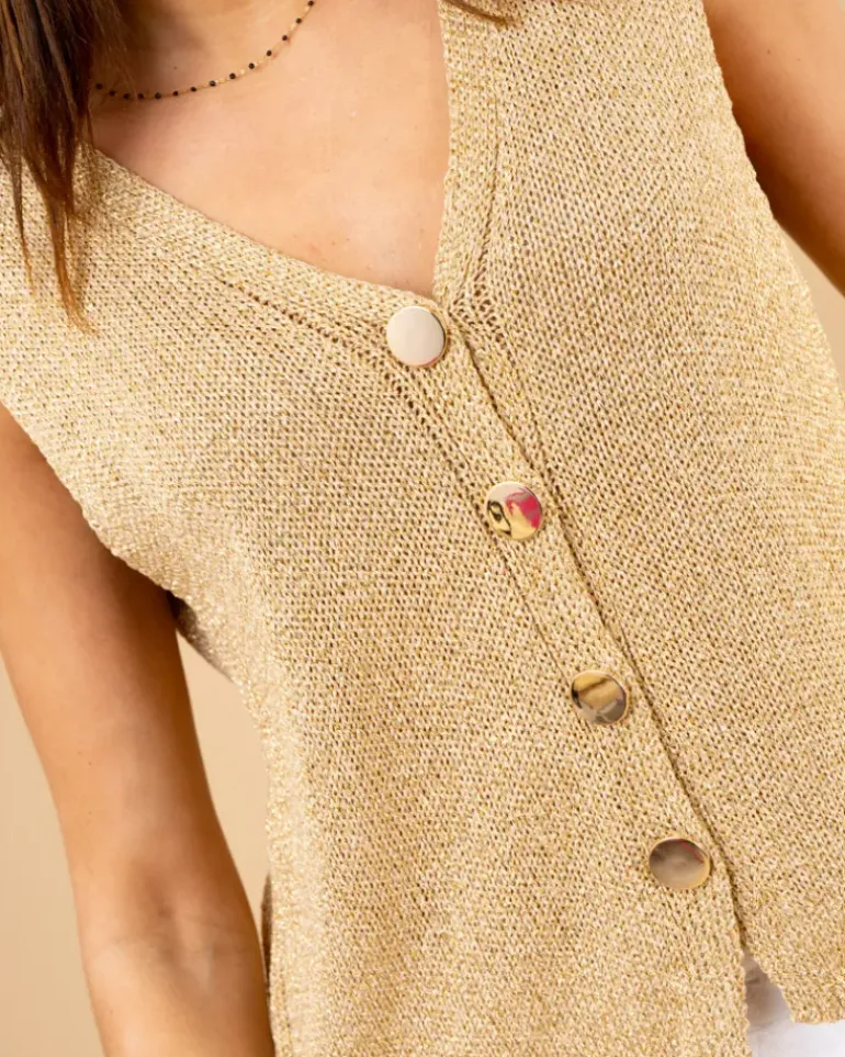 Gilet lurex