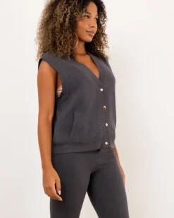 Gilet sans manches maille