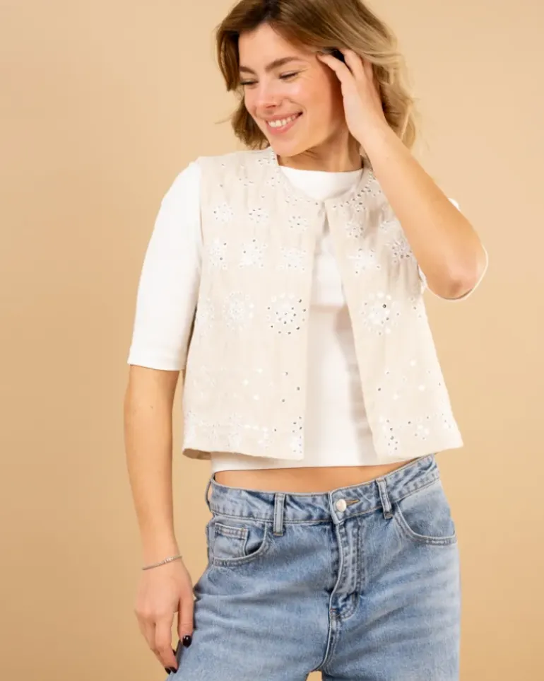 Gilet sequins