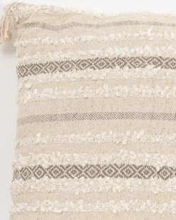 Grand coussin pompons