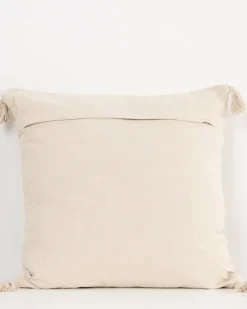 Grand coussin pompons