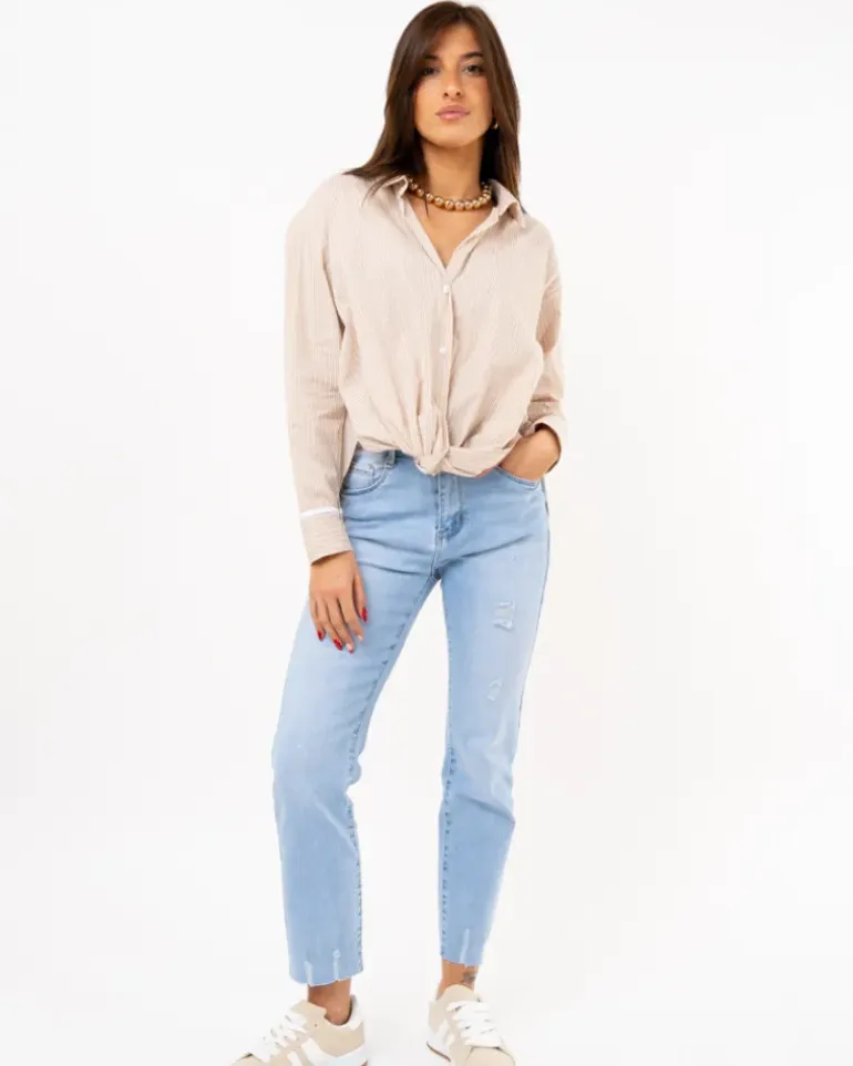 Jean court push up