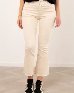Jean cropped couleur