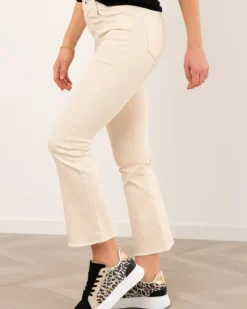 Jean cropped couleur