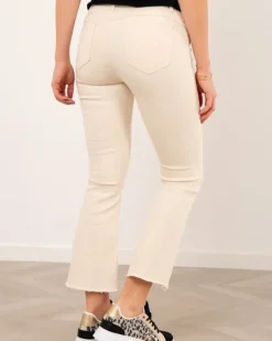 Jean cropped couleur