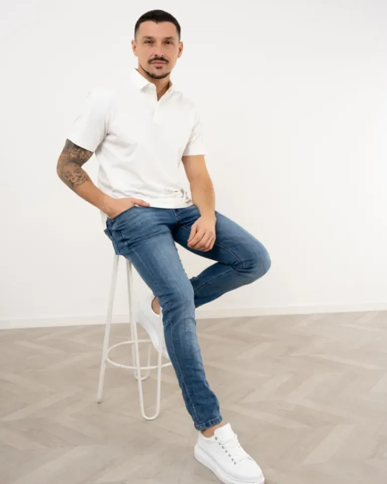 Jean délavé
