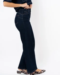 Jean large brut