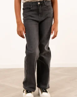 Jean large gris