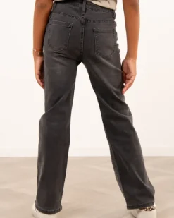 Jean large gris