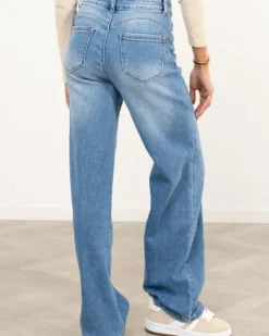 Jean large push up