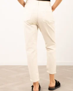 Jean mom couleur