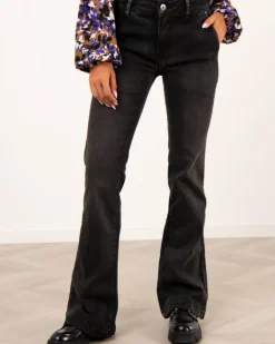 Jean noir patte d'eph