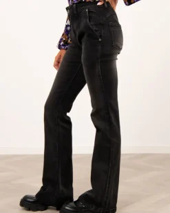 Jean noir patte d'eph